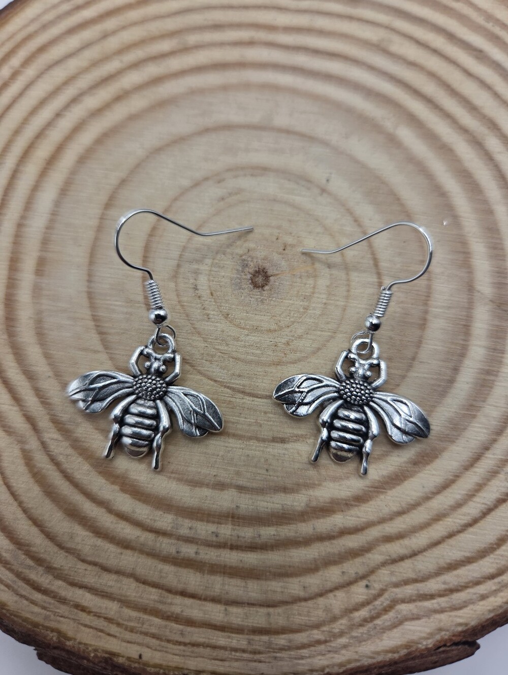 Honey Bee Charm Earrings